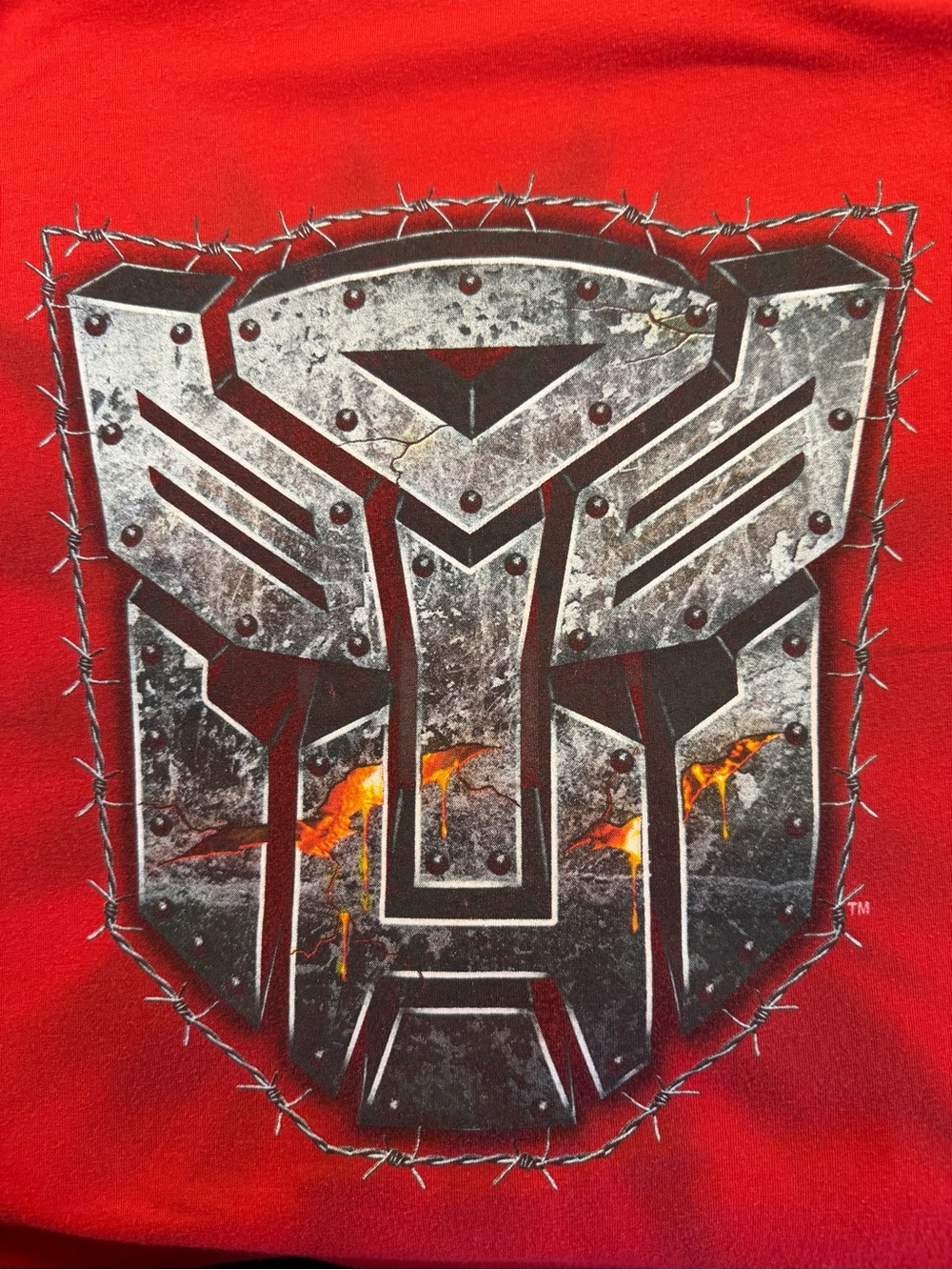 Transformers Dark of the Moon long sleeve tshirt- boys size 10/12